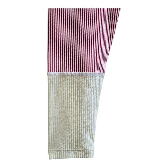 LANDS END Women's XL Top Rashguard Striped Multicolor Long Sleeve Quick Dry 44" - Picture 4 of 6